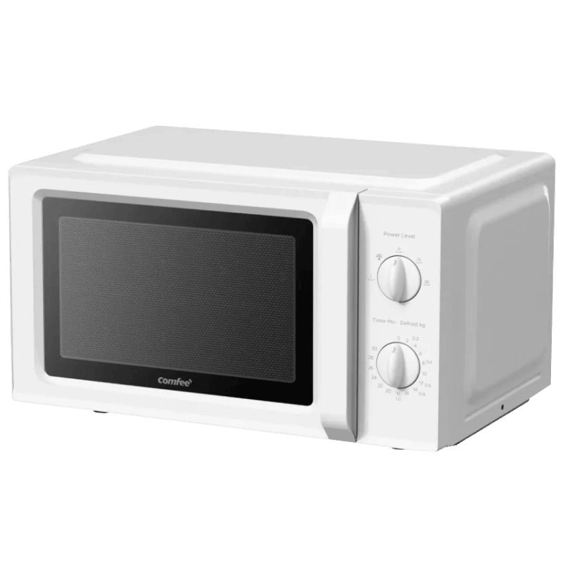 MIDEA Kuchenka Mikrofalowa COMFEE biała front lewy skos 1