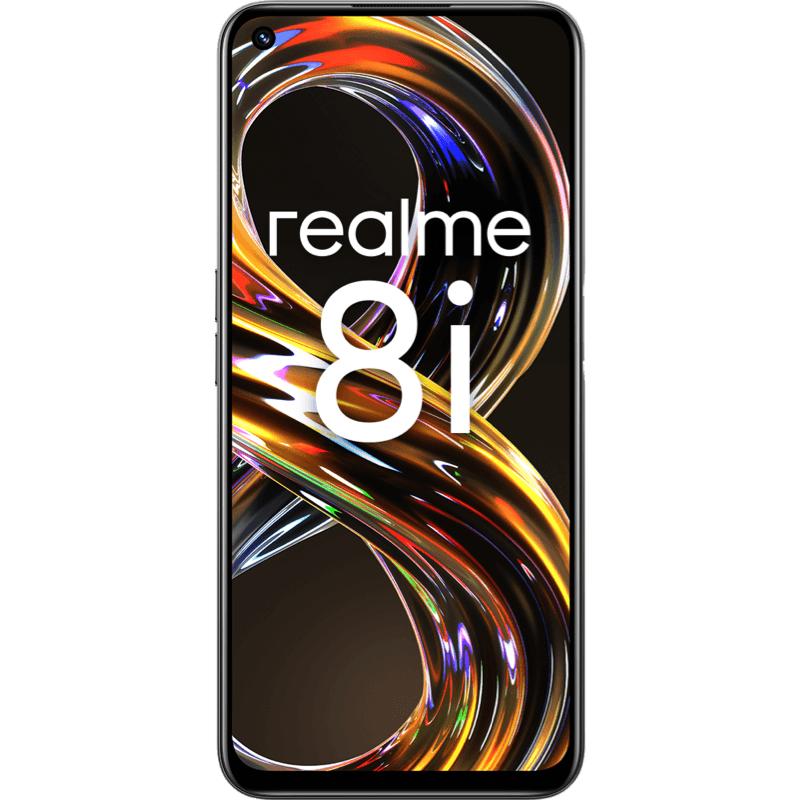 realme 8i czarny front