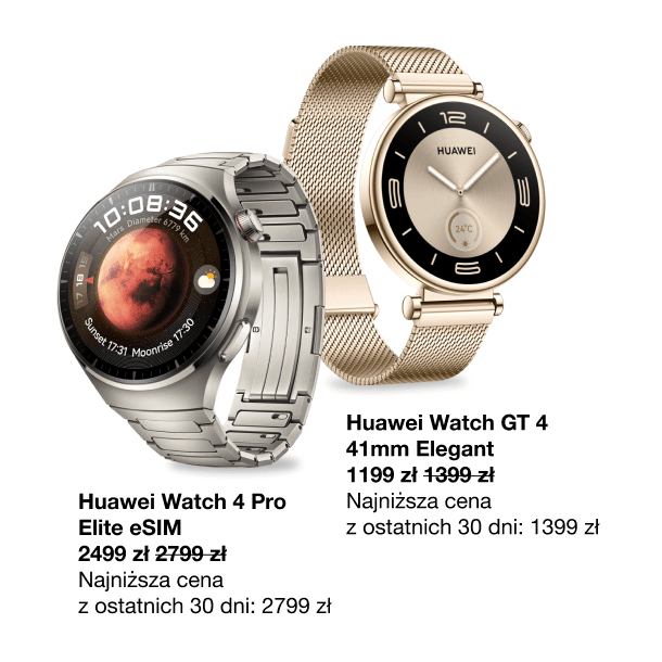 Stylowe smartwatche HUAWEI nawet 300&nbsp;zł taniej