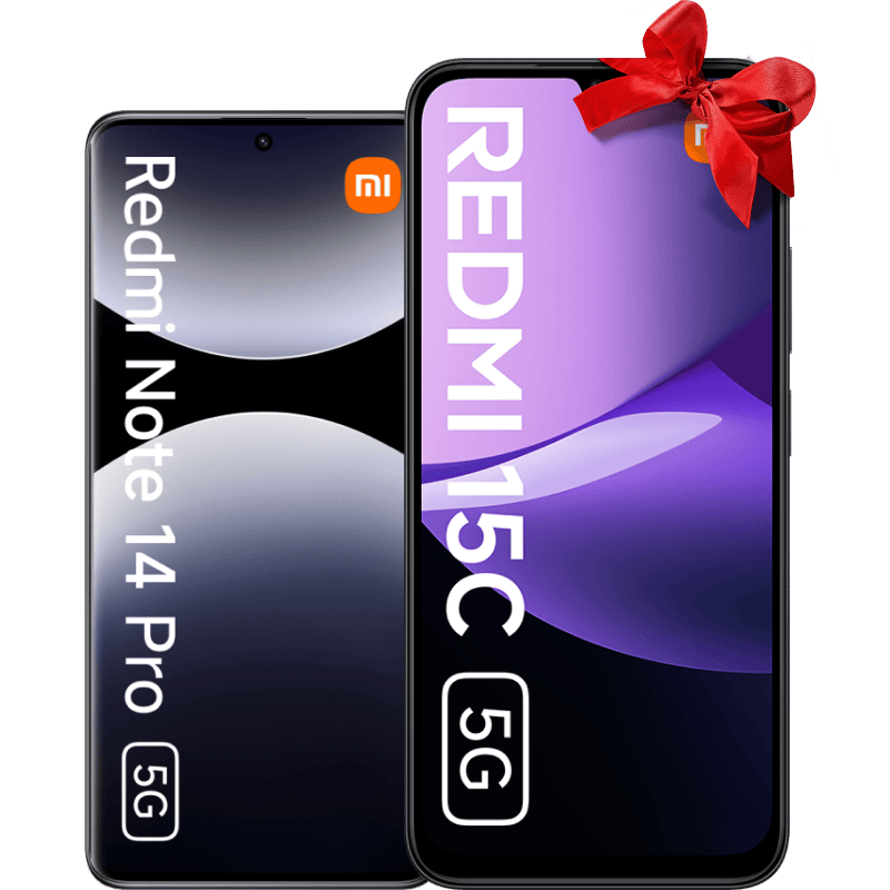 Xiaomi Redmi Note 14 Pro 5G 8/256GB + Xiaomi Redmi 15C 5G 4/128 GB