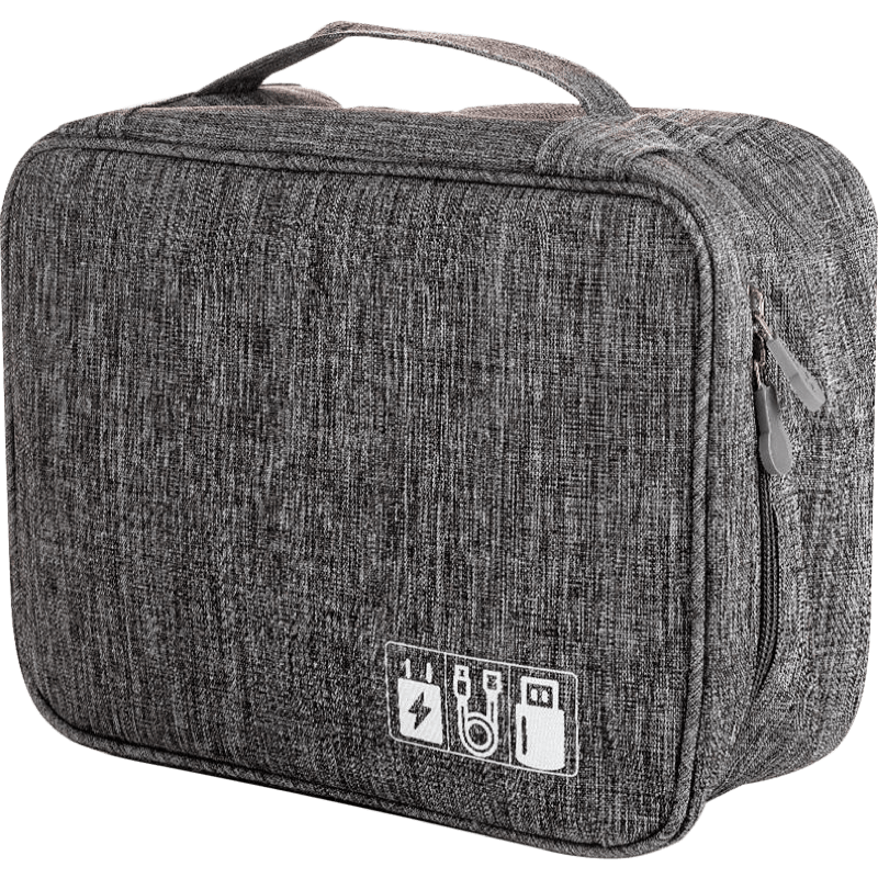 Etui podręczne na elektronikę WG 24x17x9cm szare front