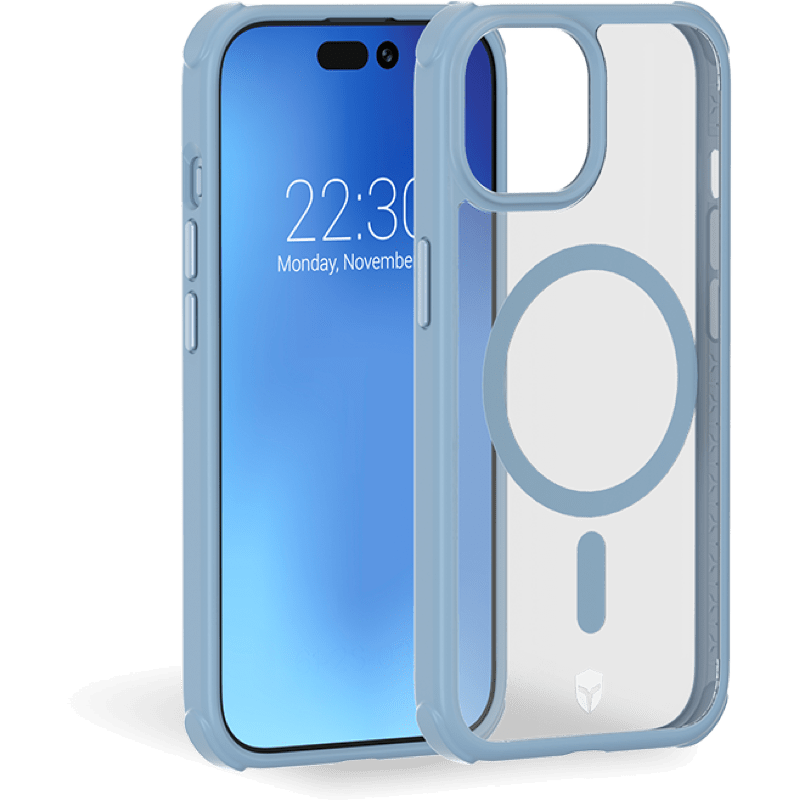 Etui silikonowe z MagSafe Force Case iPhone 15 PLUS BB, wariant niebieski