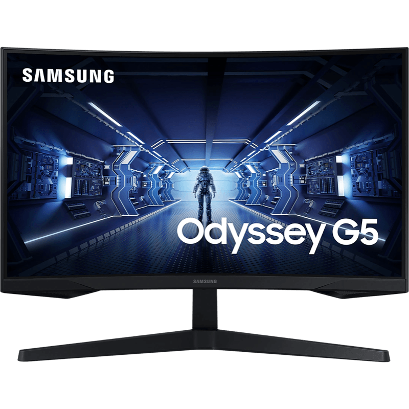Samsung Odyssey G5 27″ LC27G55TQBUXEN czarny front