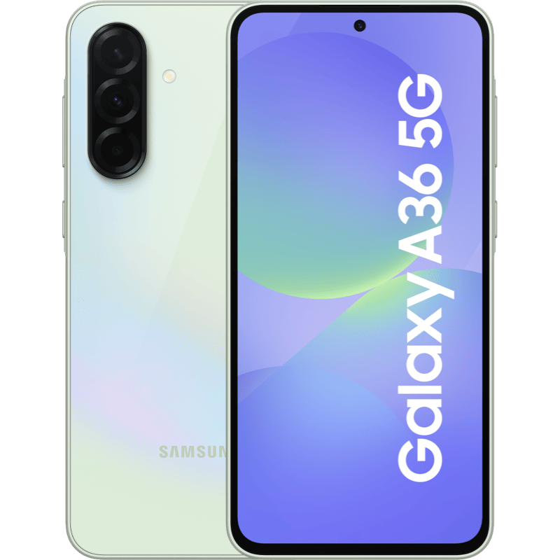 Samsung Galaxy A36 5G 6/128GB zielony front i tył