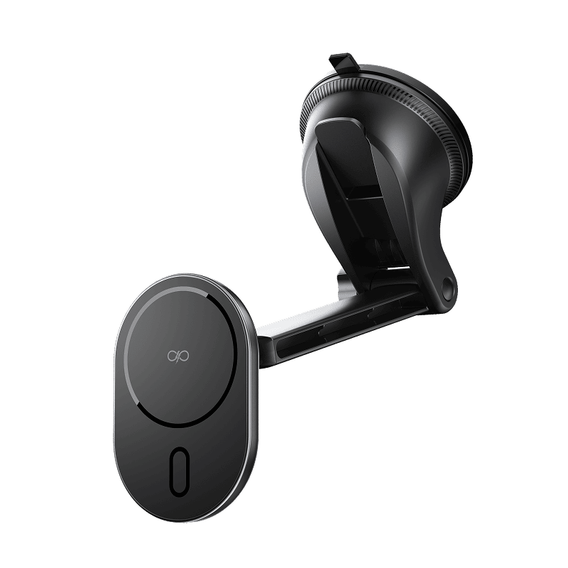 Ładowarka samochodowa z MagSafe 15W + kabel C deska/szyba BB front lewy skos 2