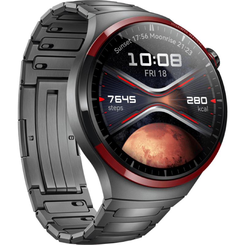 Huawei Watch 4 Pro Space Edition eSIM szary front prawy obrót