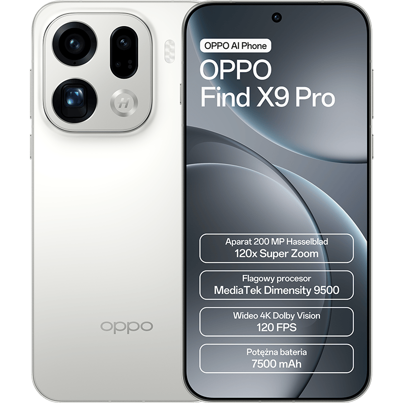 OPPO Find X9 Pro 5G 16/512 GB biały
