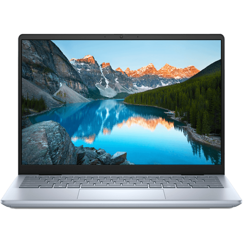 Laptop Dell Inspiron Plus 7440 (Intel Core Ultra 9 185H, 14,0″, 32 GB RAM, 1 TB SSD, Windows 11 Professional) srebrny front