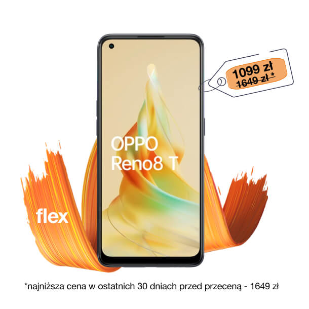 OPPO Reno 8T w&nbsp;wyjątkowej&nbsp;cenie!