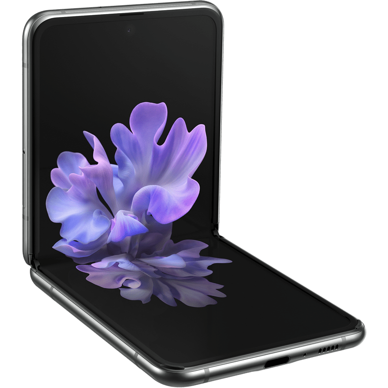 Samsung Galaxy Z Flip 5G szary zlozony skos