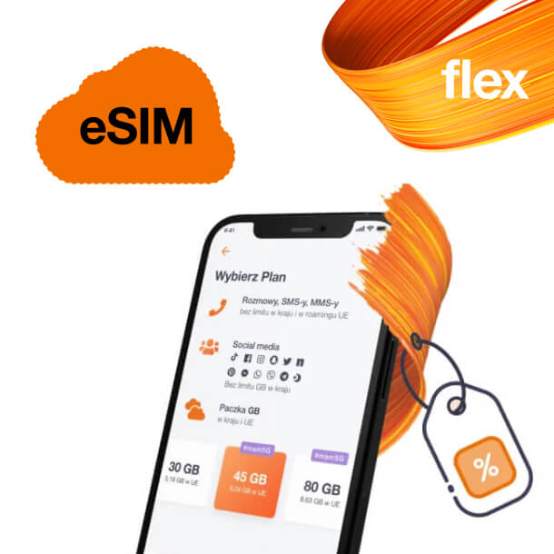 Wypróbuj z wirtualną kartą SIM! Aktywuj eSIM od ręki w aplikacji