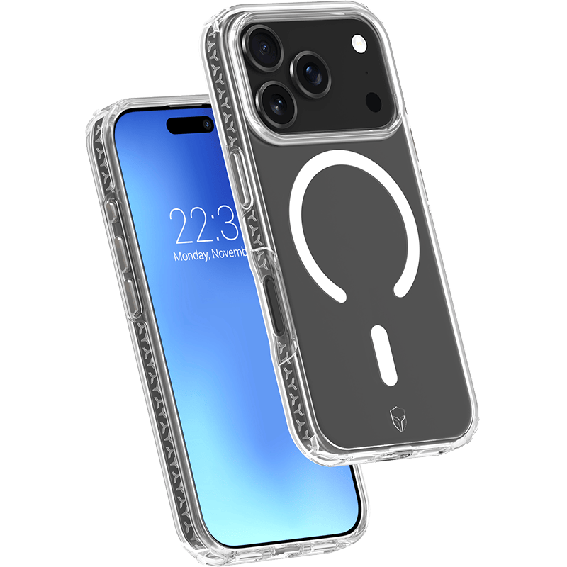 Etui Force Case XTREM MagSafe z dożywotnią gwarancją iPhone 17 PRO BB transparentne front prawy skos