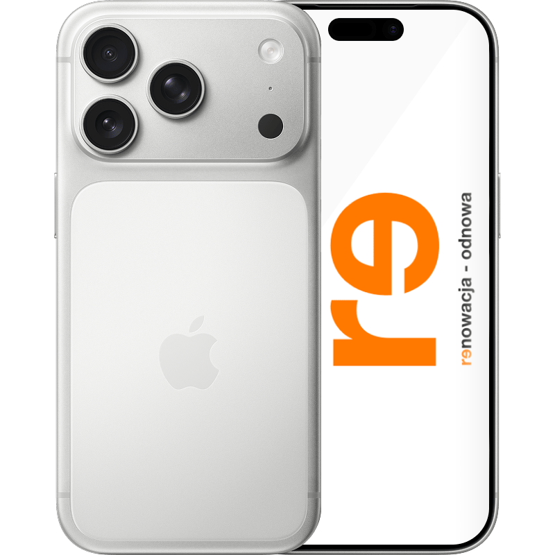 iPhone 17 Pro/Max - outlet srebrny