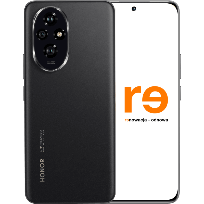 HONOR 200 5G 8/256GB - outlet Czarny
