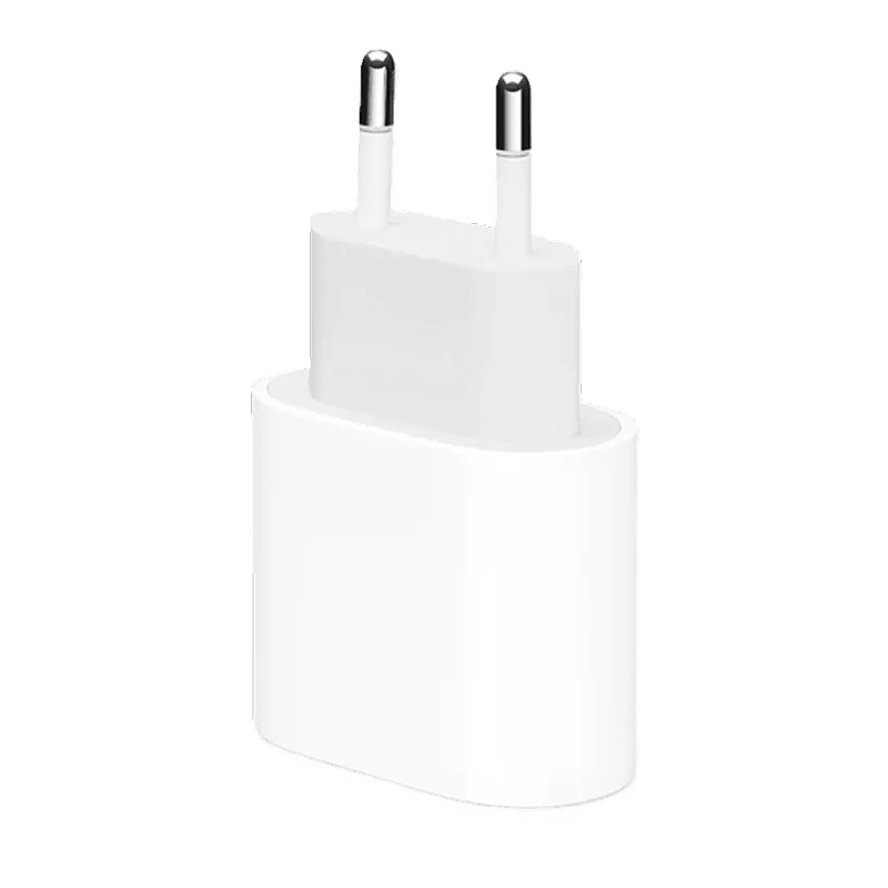 Ładowarka Apple do iPhone 20W USB-C Power Adapter MD3J4ZM/A biała front lewy skos