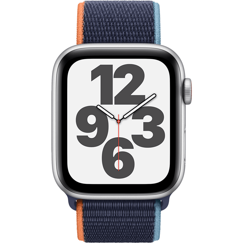 Apple_Watch_SE_Cellular_44mm_Silver_Aluminum_Deep_Navy_Sport_Loop_Pure_Front_Screen__USEN