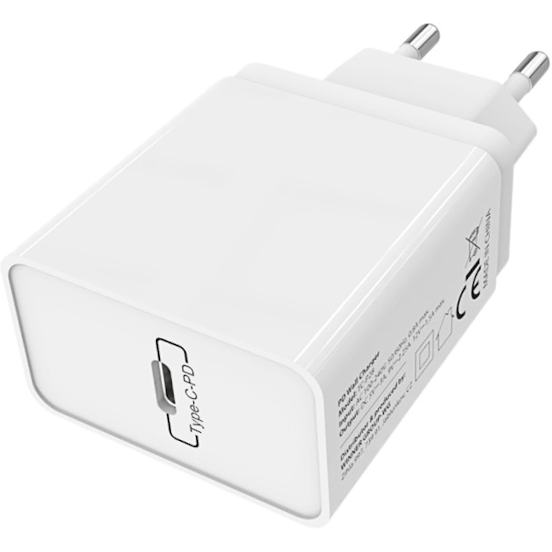 Ładowarka sieciowa 1xUSB-C/PD 20W/type C-Lightning MFI