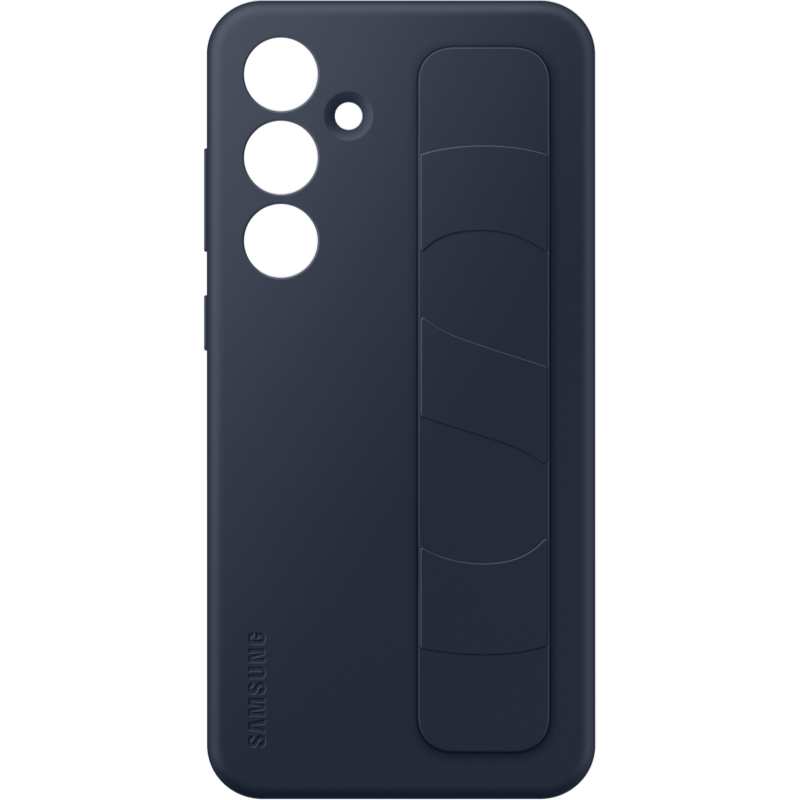 Etui Standing Grip Case Samsung Galaxy S24 FE 5G ciemnoniebieskie tył