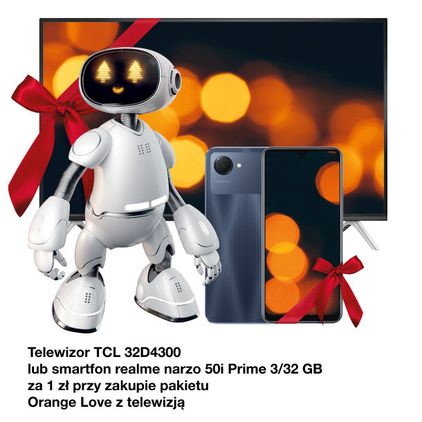 Zamów pakiet usług i odbierz świąteczny prezent za 1 zł albo rabat