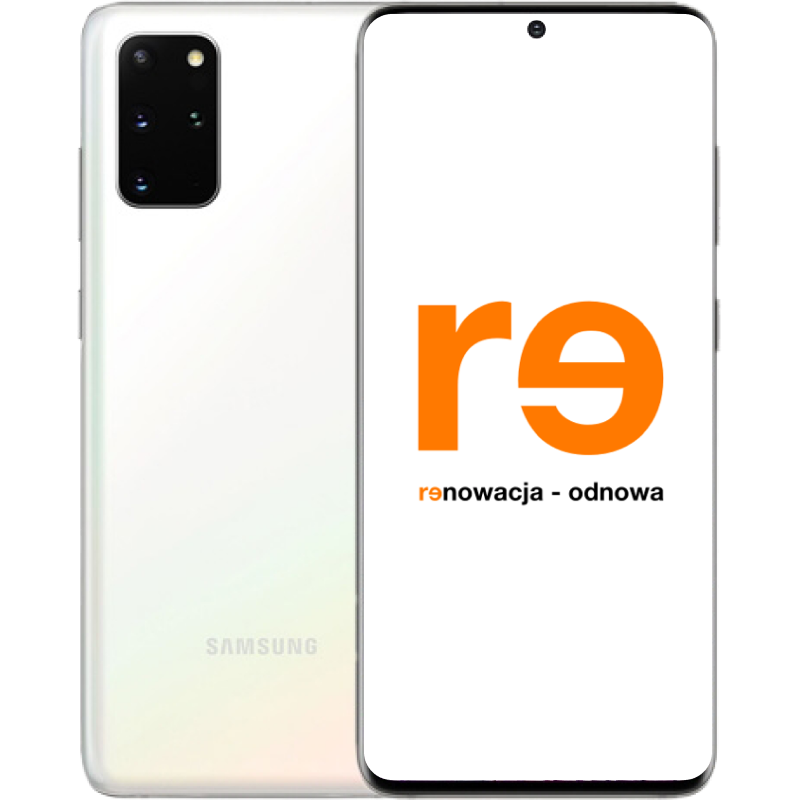 Samsung Galaxy S20 odnowiony Recommerce klasa A+ biały front