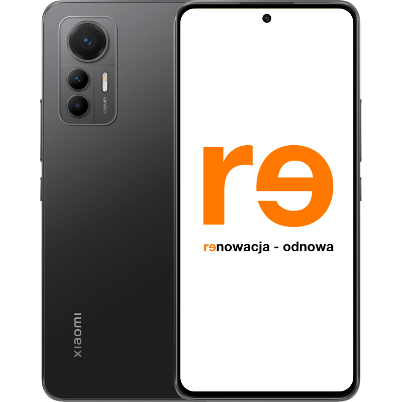Xiaomi 12 Lite 5G 8/128GB czarny - odnowiony