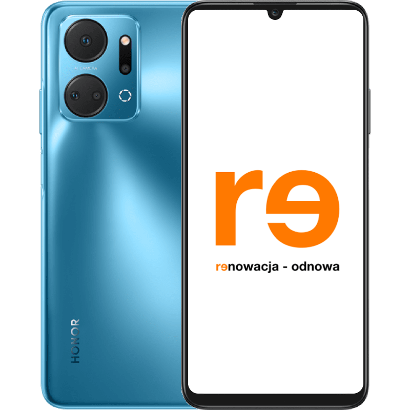 HONOR X7A - outlet niebieski front