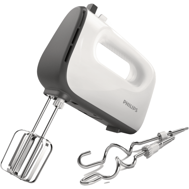 Philips Mikser ręczny Seria 5000 HR3740/00 biały front lewy skos