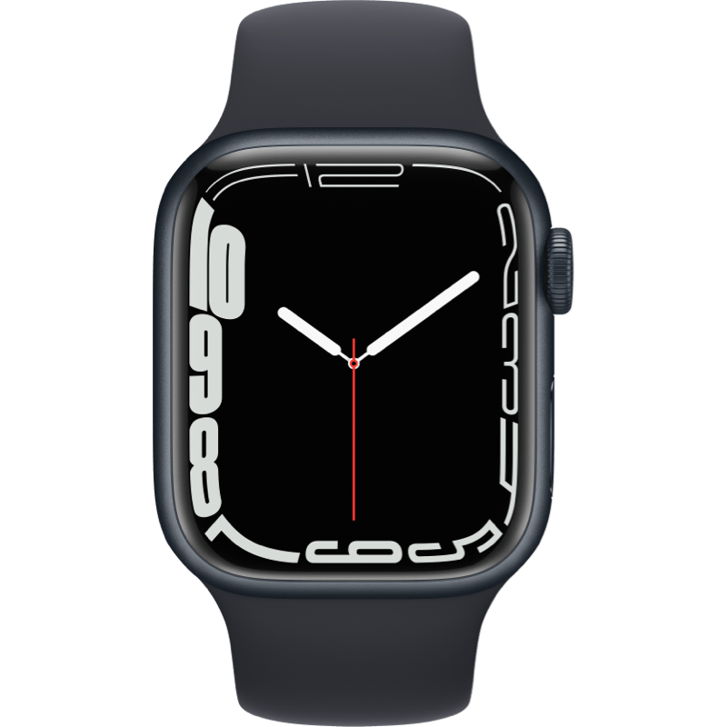 Apple Watch Series 7 GPS + eSIM (Cellular) 41mm polnoc front