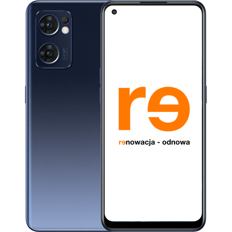 OPPO Reno7 5G - outlet czarny front