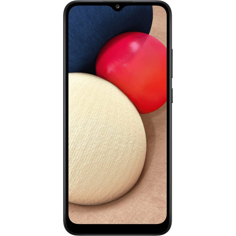 Samsung Galaxy A02s czarny front