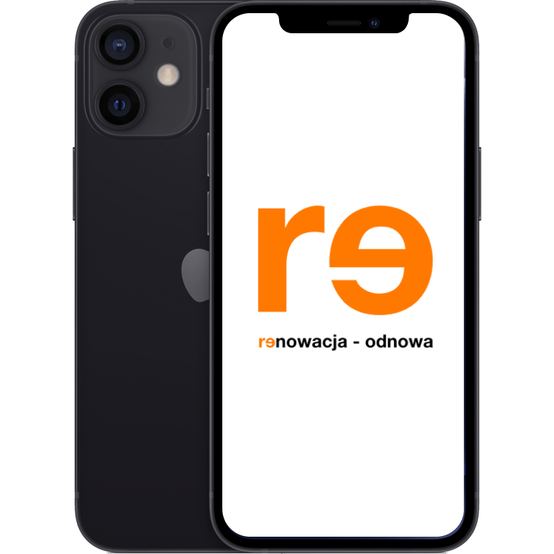iPhone 12 mini 5G - outlet czarny front