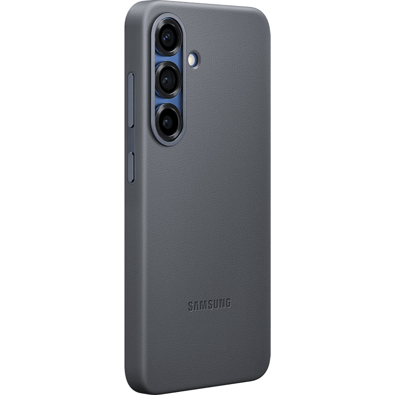 Etui Samsung Kindsuit do Galaxy S25+ czarne tył prawy skos