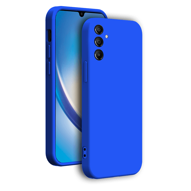 Etui silikonowe ochronne z paskiem Samsung A14 4G/5G BB niebieskie