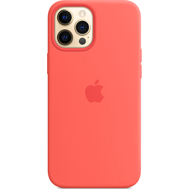 Etui Silicone Apple Case z MagSafe iPhone 12 Pro Max różowe