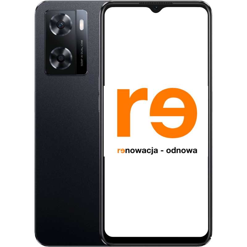 OPPO A57s czarny - odnowiony