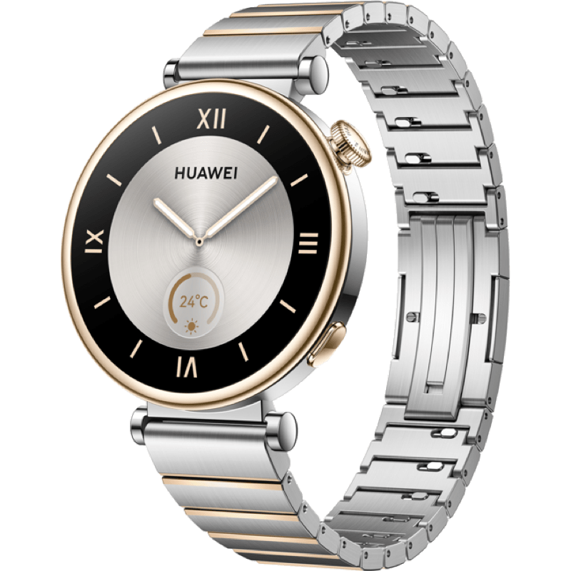 Huawei Watch GT 4 41mm Elite srebrny front lewy obrot