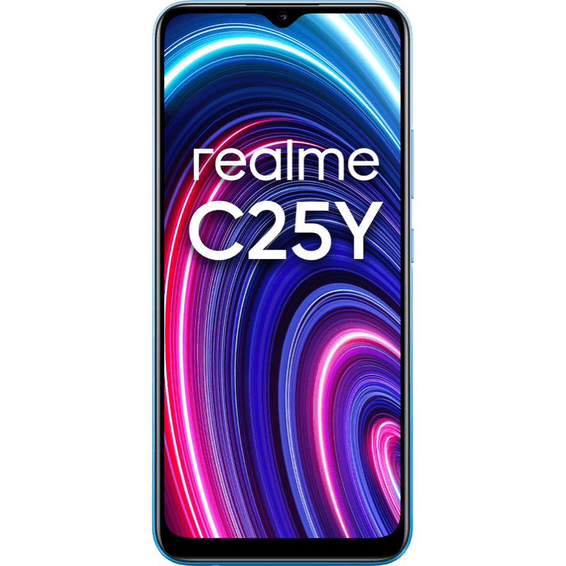 realme C25Y 4/64GB niebieski front