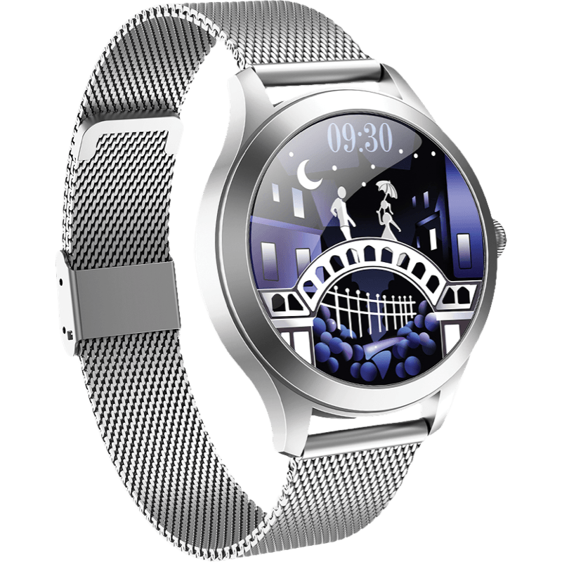 Maxcom Smartwatch FW42 Silver front prawy obrot
