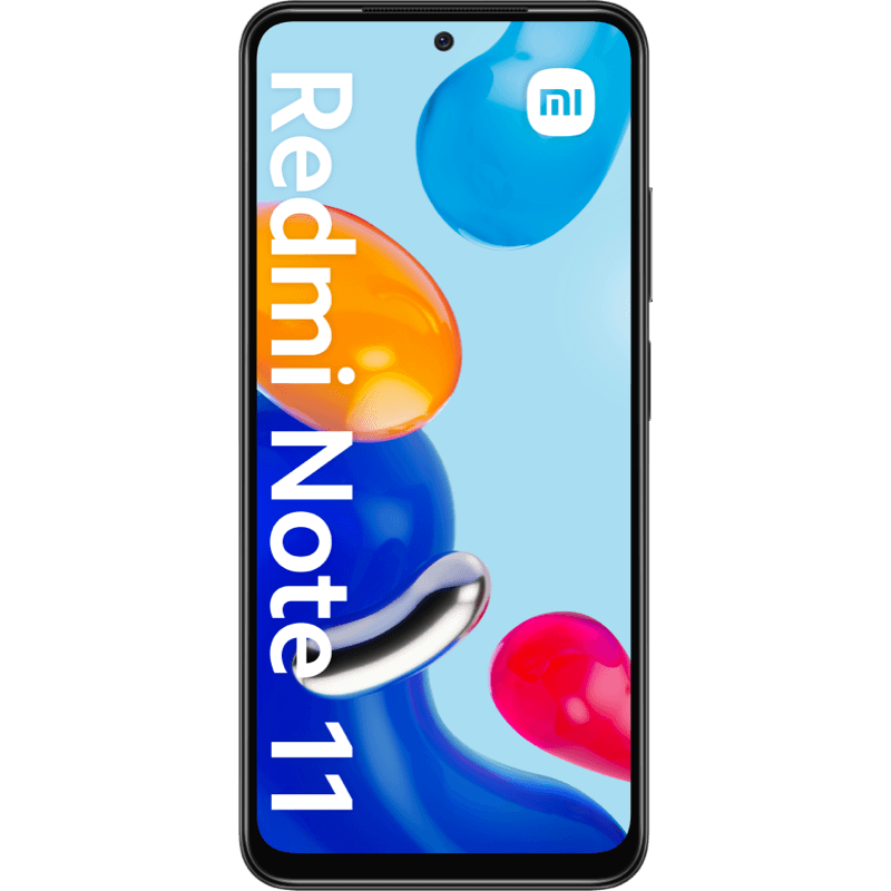 Xiaomi Redmi Note 11 grafitowy front