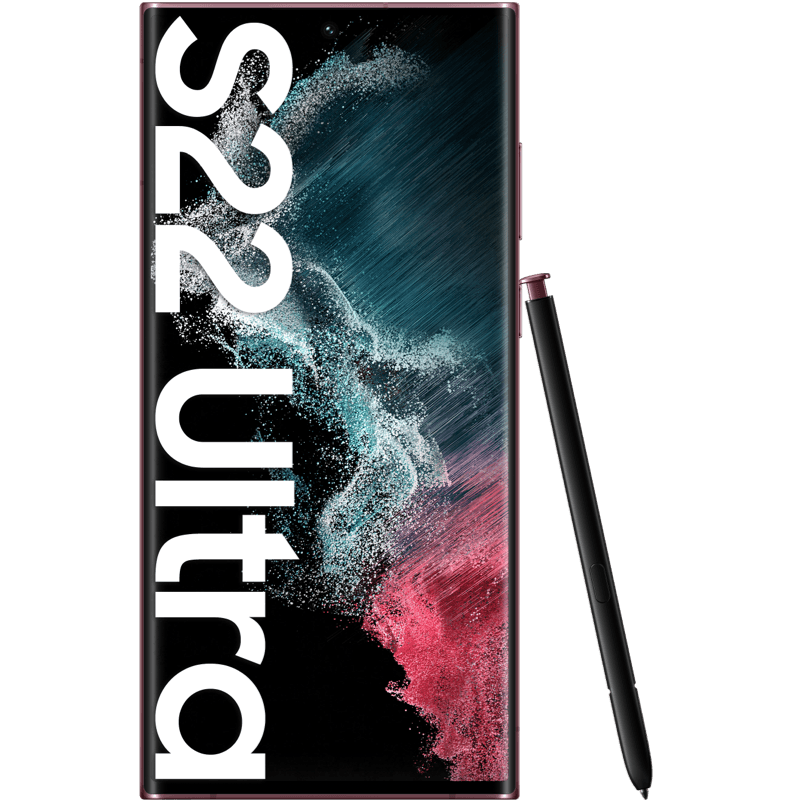Samsung Galaxy S22 Ultra 5G burgundowy front 1