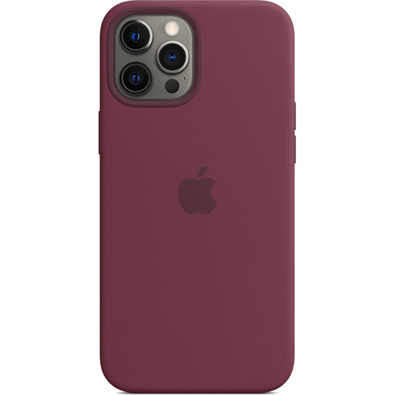 Etui Silicone Apple Case z MagSafe iPhone 12 Pro Max fioletowe