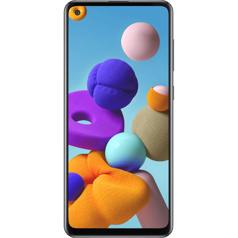 samsung galaxy A21s czany front