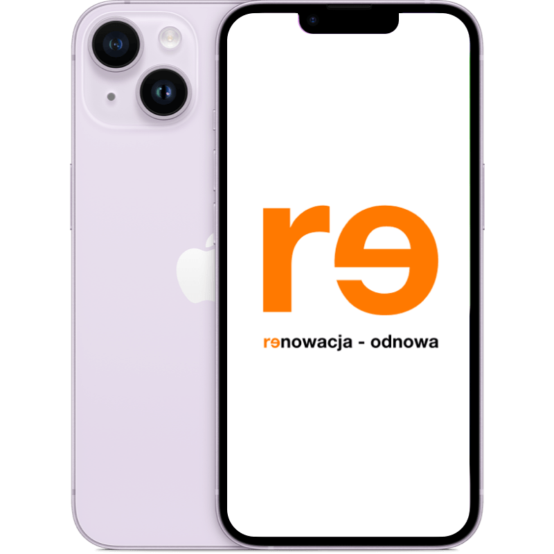 iPhone 14 5G - outlet fioletowy front