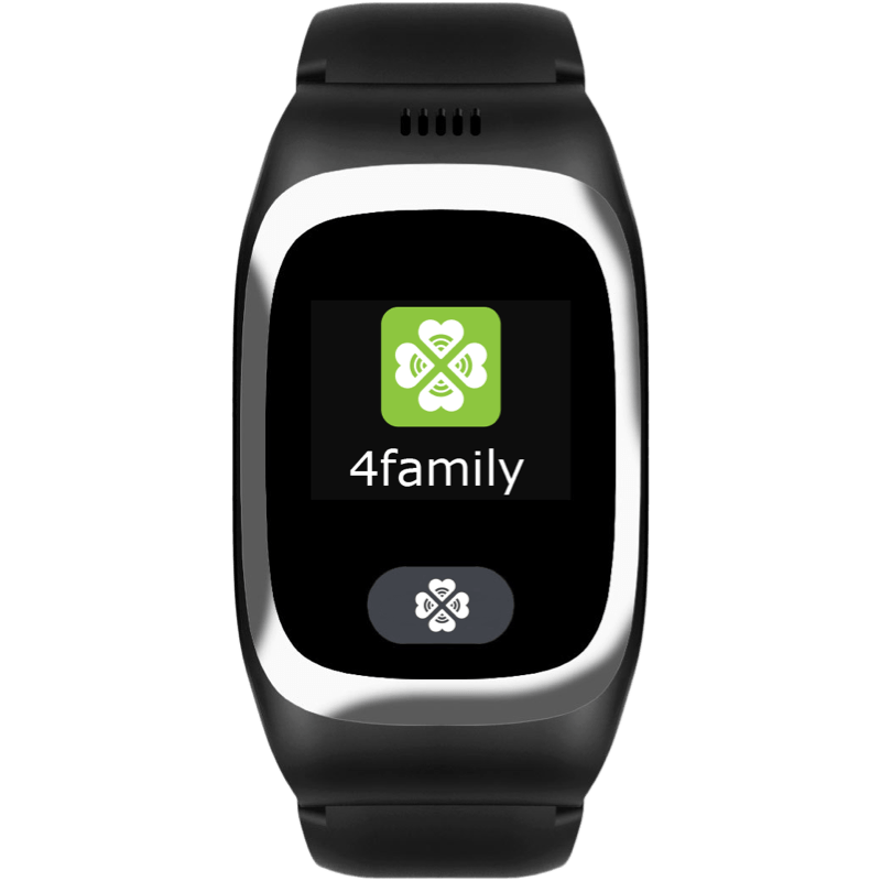 myPhone myBand 4family czarny front 2