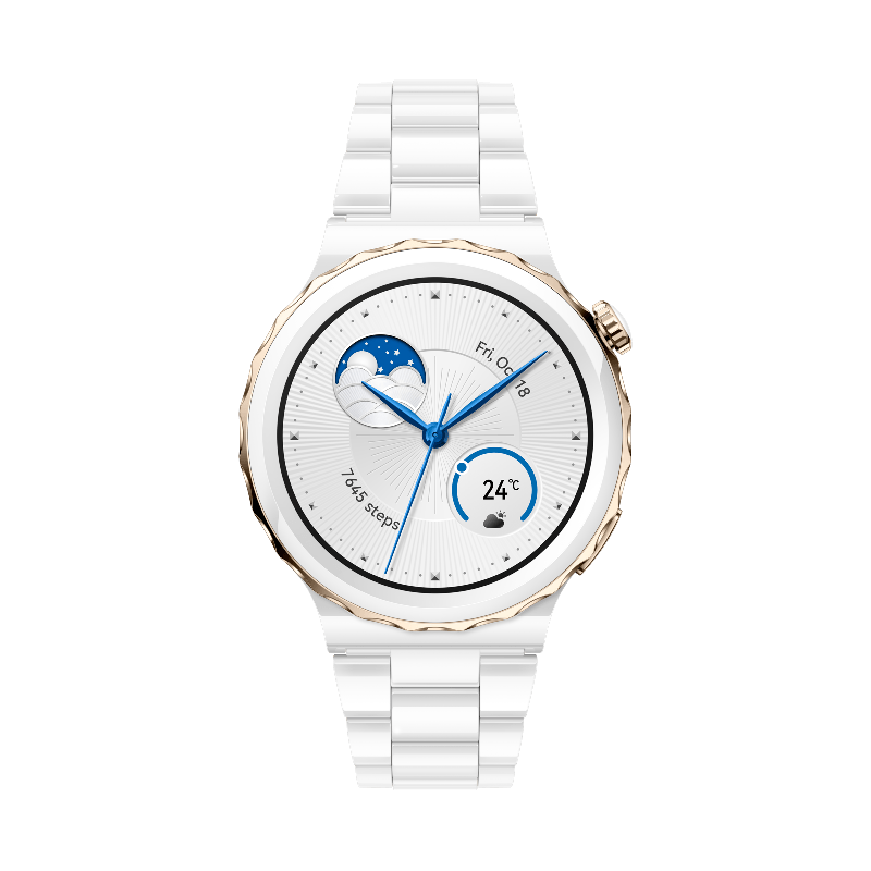 Huawei Watch GT 3 Pro Elegant 43mm bialy front