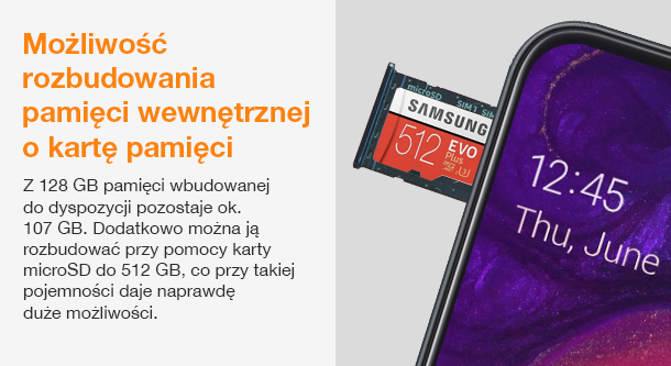 pamięć w Samsung A50