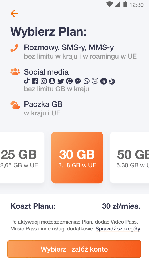 screen Orange Flex