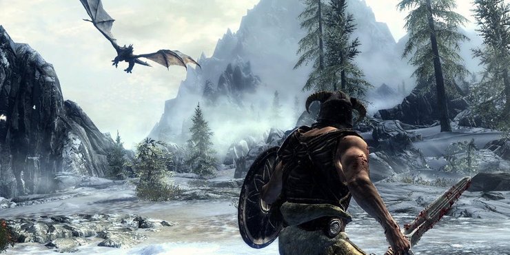 Kadr z gry "The Elder Scrolls V: Skyrim"