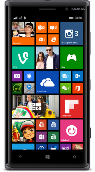 Nokia Lumia 830 widok produktu