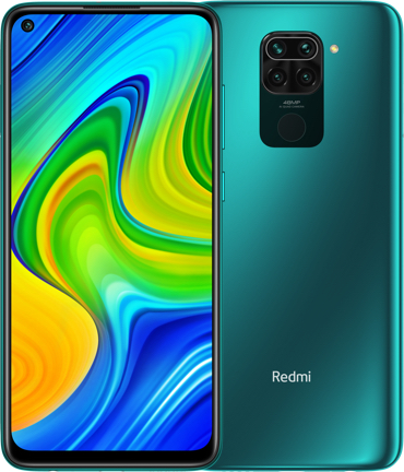 Przód i tył Xiaomi Redmi Note 9